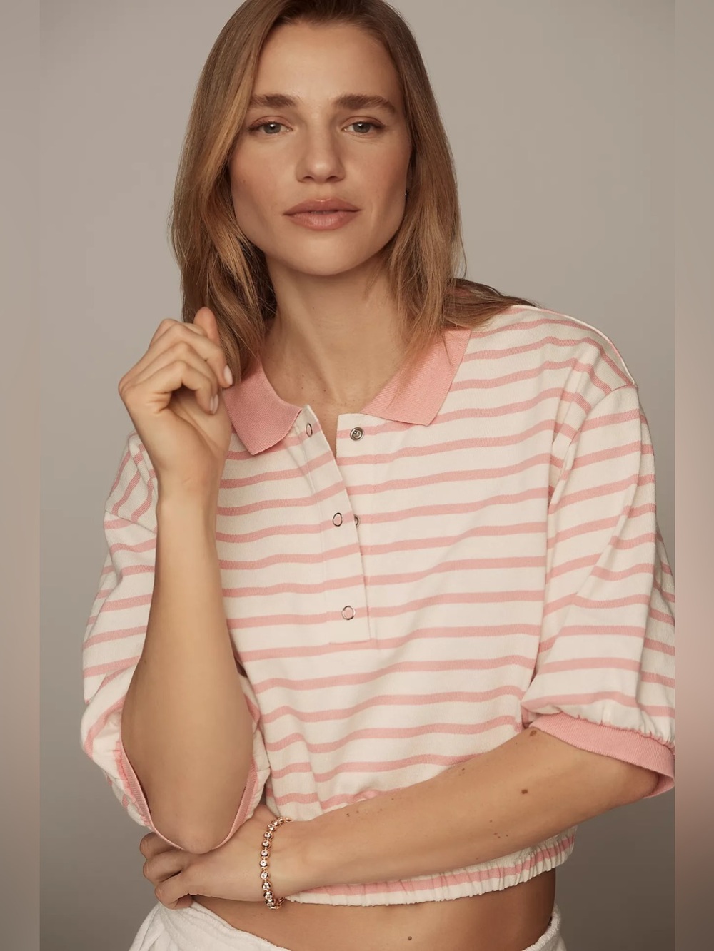 Daily Practice Short-Sleeve Polo Top-Medium